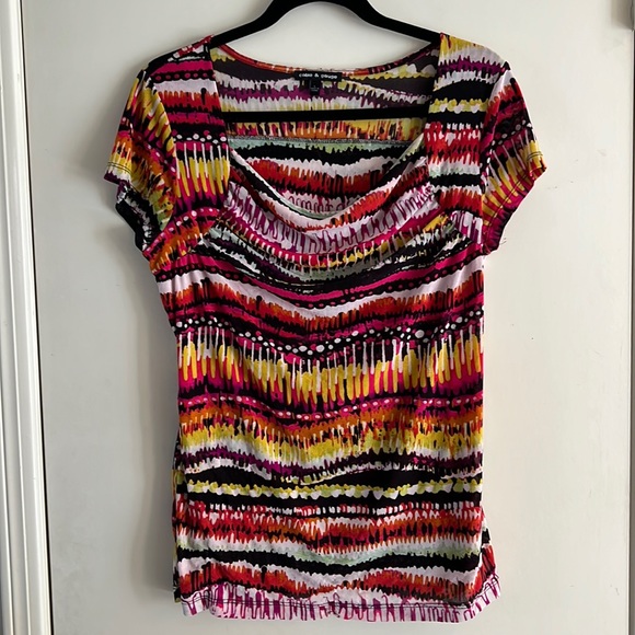 Cable and Gauge drape neck top. - Picture 1 of 7